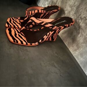 Women's Pink Tiger Print Heels